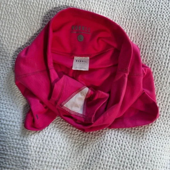 NOBULL Women's Bright Pink Athletic Shorts - Picture 4 of 4